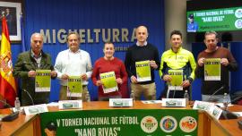 presentación del torneo de fútbol Nano Rivas, Miguelturra 2023