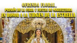 cartel ofrenda floral y pregón Ferias 2023