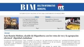 Portada BIM 345, Miguelturra octubre de 2023