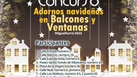 participantes concurso balcones navidad 2023