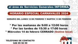 horario cementerio carnaval 2024