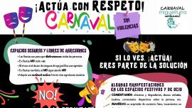 campaña contra violencia en Carnaval 2024
