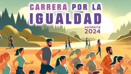 cartel carrera por la igualdad 2024