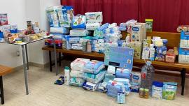 Donación desde la Escuela Infantil Municipal Coletas a los afectados por la DANA en Valencia