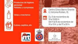 Cartel ayuda urgente afectados DANA, Miguelturra noviembre 2024