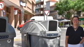 Concejala medio ambiente Pilar de la Torre, nuevos contenedores, Miguelturra 2025