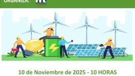 Cartel Charla Eficiencia Energética, Miguelturra noviembre 2025