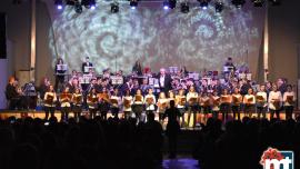 imagen del concierto de la Banda Sinfónica de Miguelturra y Coro Infantil, febrero 2019