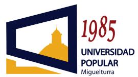 imagen del logo de la Universidad Popular de Miguelturra, 2018