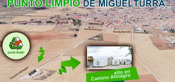 imagen alusiva al punto limpio de Miguelturra.