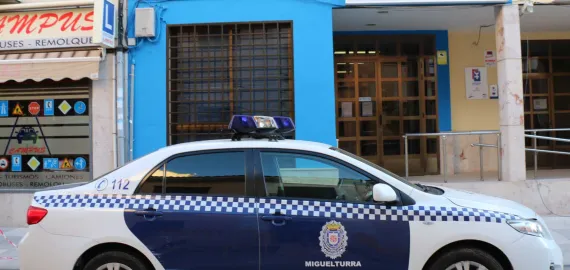 imagen de la fachada de la policia local de Miguelturra.