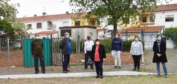 imagen en la zona de los huertos del abuelo y abuela en Miguelturra, abril de 2021