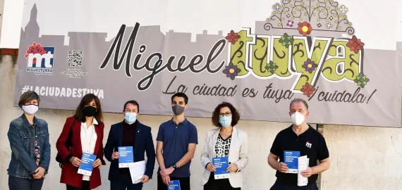 imagen presentación oficial de la campaña MiguelTuya, mayo de 2021
