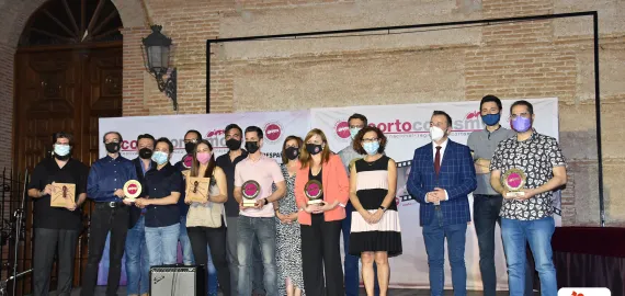 imagen de autoridades y ganadores del Corto Cortísmo 2021, mayo de 2021