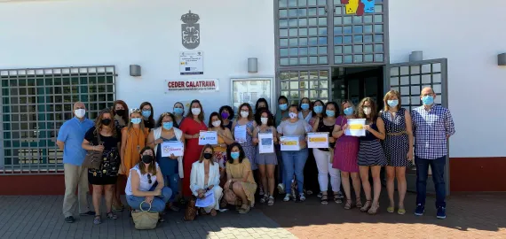 imagen grupal del curso del Campo de Calatrava, julio 2021