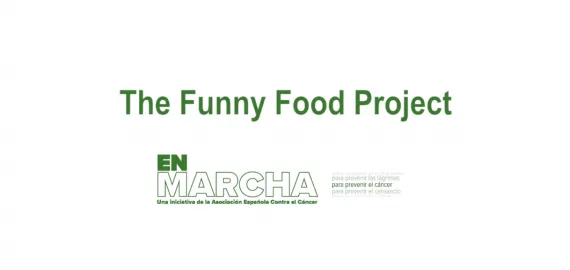 imagen que abre el vídeo de la campaña Funny Food Project, julio de 2021