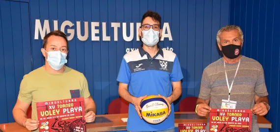 imagen presentación torneo Vóley Playa Miguelturra 2021