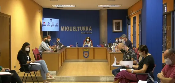 imagen del Pleno Ordinario del Ayuntamiento de Miguelturra del 16 de septiembre de 2021