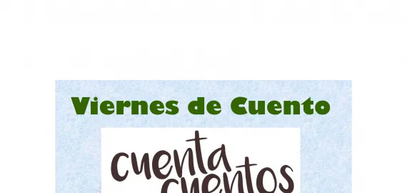 imagen del cartel de cuentacuentos, octubre de 2021