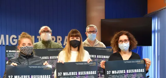 imagen presentación actos 25 noviembre de 2021 en Miguelturra