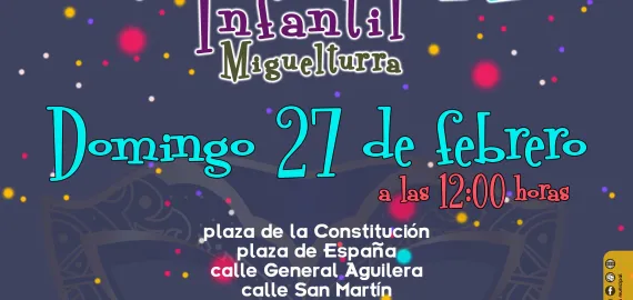 Carnaval infantil 2022 Miguelturra, nuevo cartel