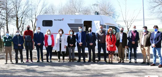 Presentación zona autocaravanas Peralvillo, febrero 2022