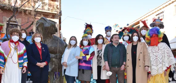 inauguración monumento Carnaval Miguelturra, marzo 2022