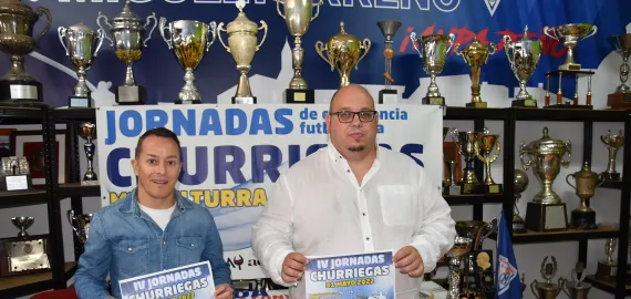 imagen presentación Jornadas Churriegas de Fútbol, mayo 2022