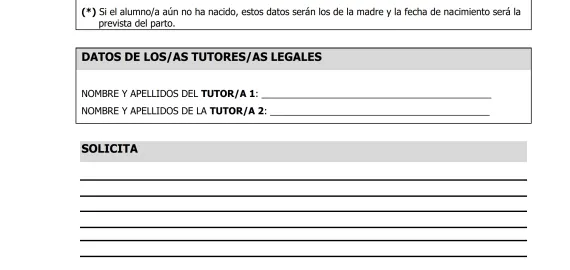 reclamaciones Escuelas Infantiles, 3 junio 2022