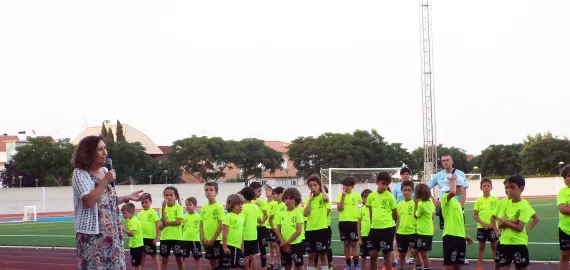 imagen clausura Campus de Fútbol 2022 Miguelturra