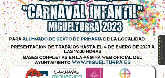 concurso cartel carnaval infantil 2023, imagen 1