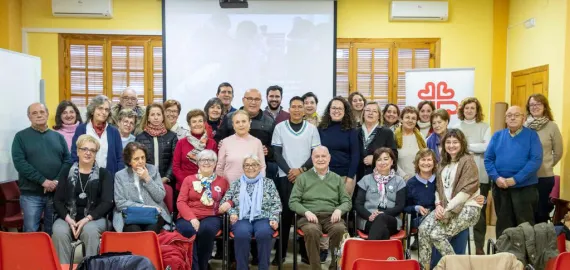 reunión proyecto Cáritas y Ayuntamiento, noviembre 2022