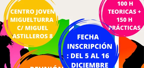 imagen curso monitor actividades juveniles diciembre 2022