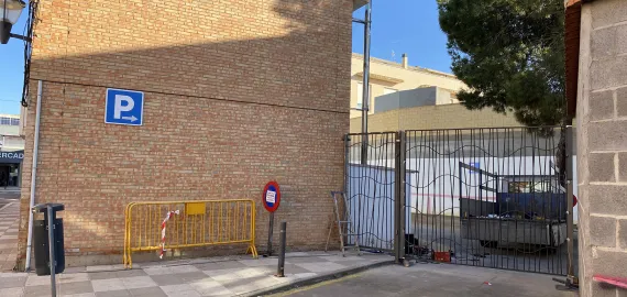 aparcamiento calle Rodeo, enero 2023