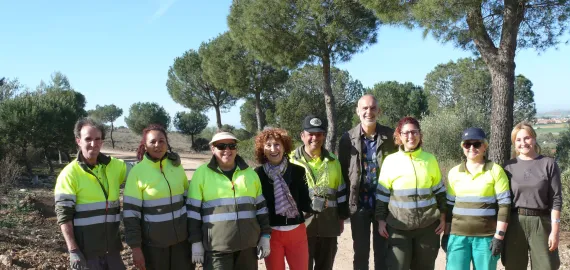 celebración del día del árbol en la sierra de San Isidro, Miguelturra 2023