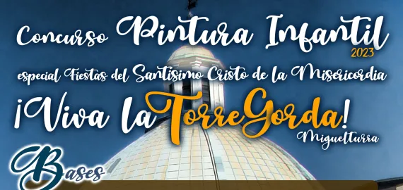 Cartel concurso pintura viva la torre gorda, Miguelturra 2023