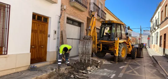 obras calle, abril 2023