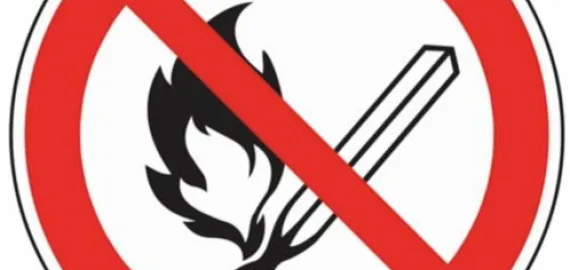 prohibición de hacer fuego