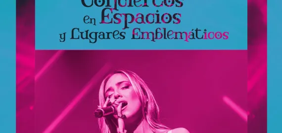 imagen cartel concierto Ana Mena, mayo 2023