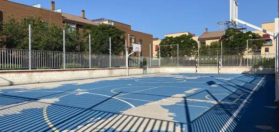 pista deportiva de Miguelturra, junio 2023