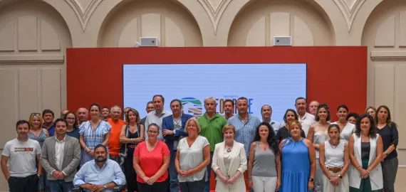 imagen de la reunión proyecto Geoparques, agosto de 2023