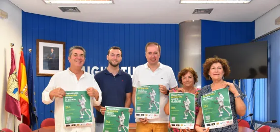 imagen de la presentación Miguelturra en marcha contra el cáncer, agosto de 2023