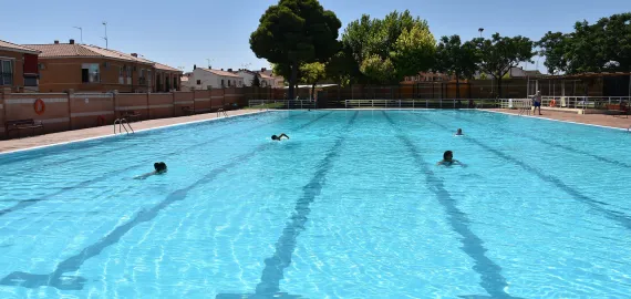 imagen 2 de la piscina municipal, Miguelturra agosto de 2023