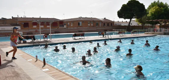 imagen 1 de la piscina municipal, Miguelturra agosto de 2023