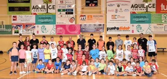 inauguración del taller de balonmano, Miguelturra agosto 2023