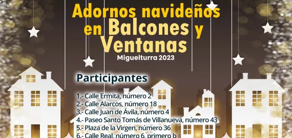 participantes concurso balcones navidad 2023