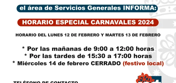 horario cementerio carnaval 2024