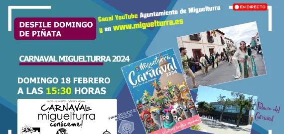 pantallazo streaming Domingo de Piñata Carnaval 2024