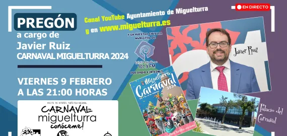 streaming pregón carnaval 2024 pantallazo