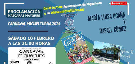 streaming máscaras mayores carnaval 2024